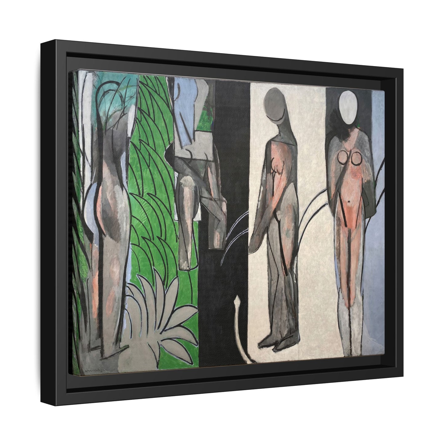 Matisse, Henri - Bathers by a River (1917) - Matte Canvas, Framed