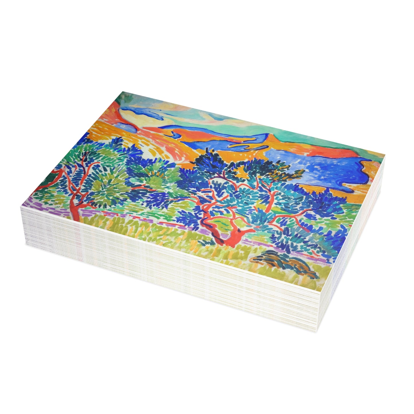 Derain, André - Mountains at Collioure (1905) - Postcard Bundles with Envelopes Included