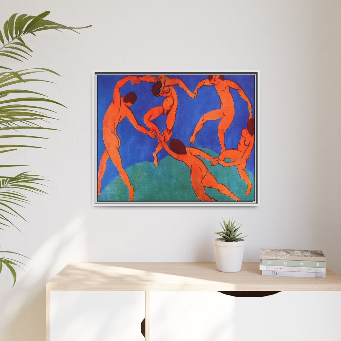 Matisse, Henri - Dance (II) (1910) - Matte Canvas, Framed