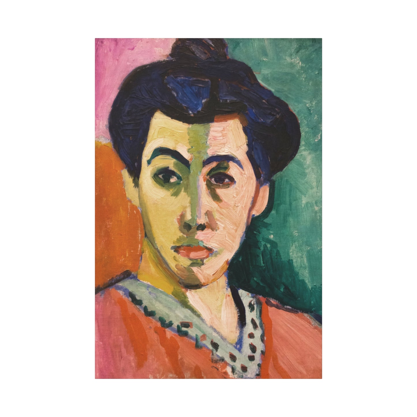 Matisse, Henri - The Green Stripe (1905) - Canvas Block, unframed