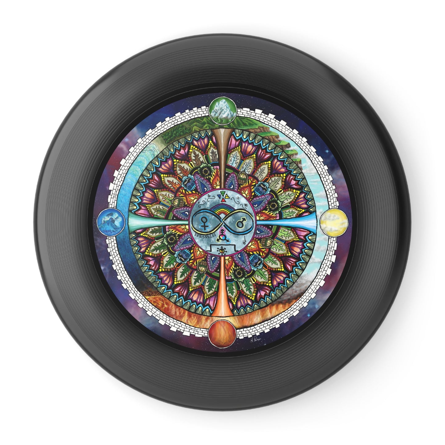 Lunar Rites Mandala - Wham-O Frisbee