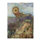 Redon, Odilon - The Cyclops (1914) - Microfiber Duvet Cover