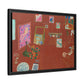 Matisse, Henri - The Red Studio (1911) - Matte Canvas, Framed