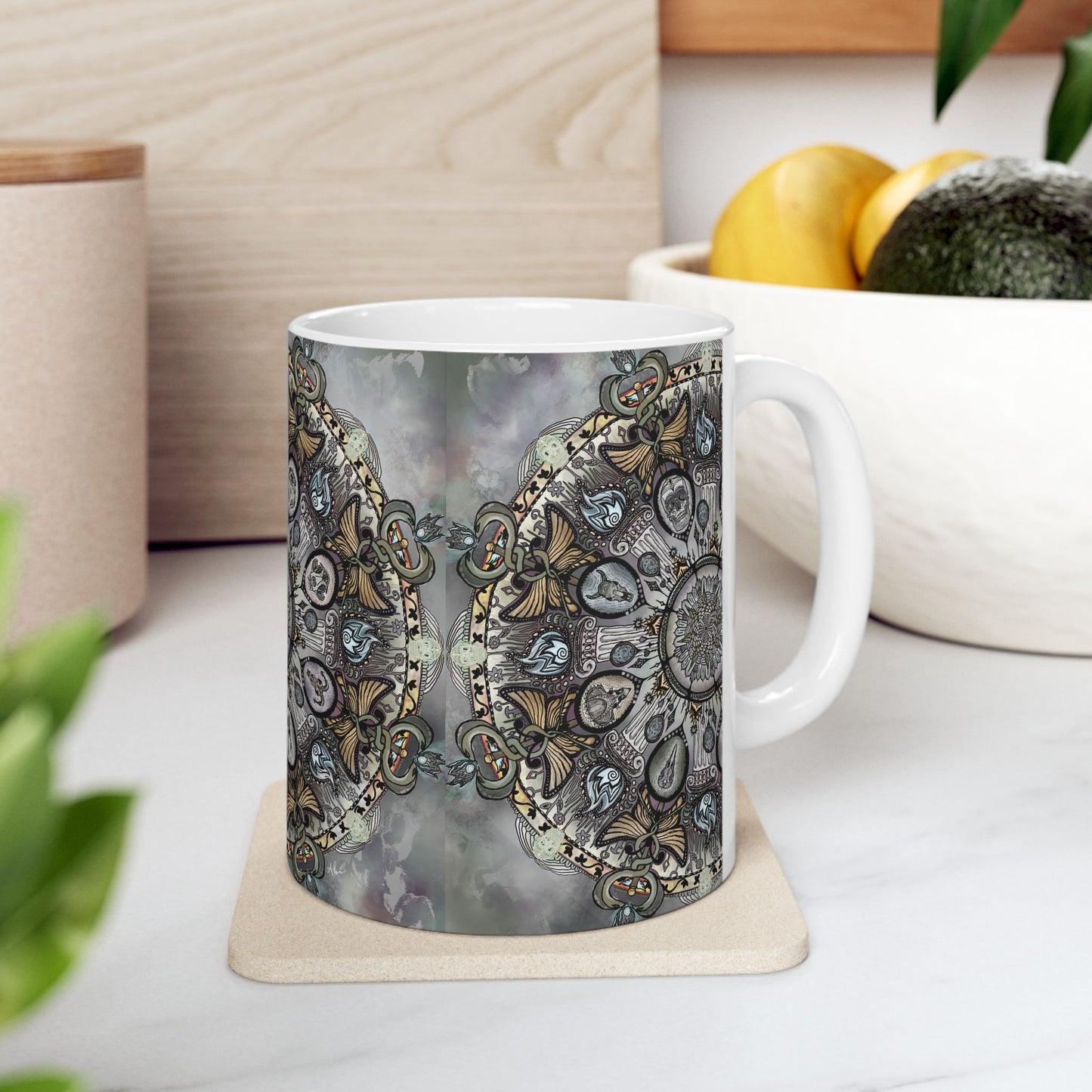 Pacio, Adam - Memento Mori Mandala - Ceramic Mug