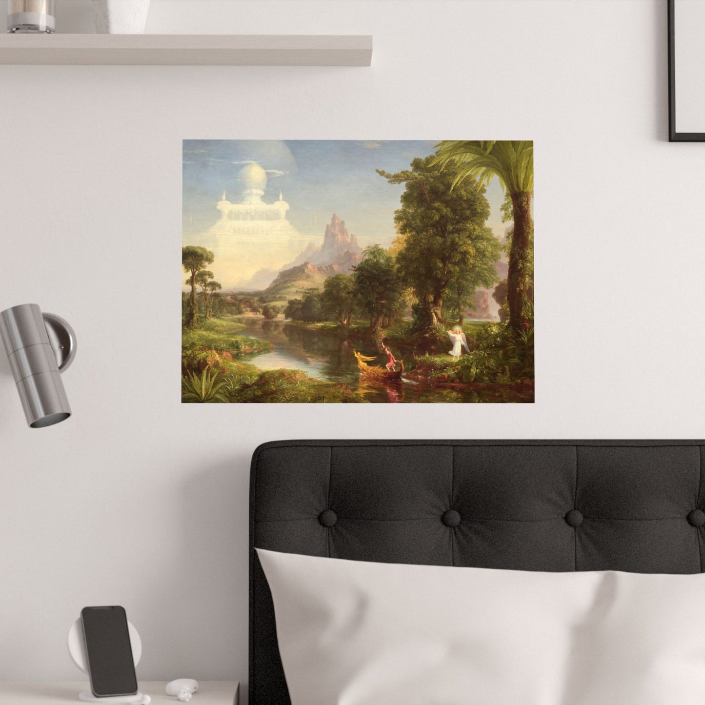 Cole. Thomas - The Voyage of Life: Youth (1842) - Satin Posters