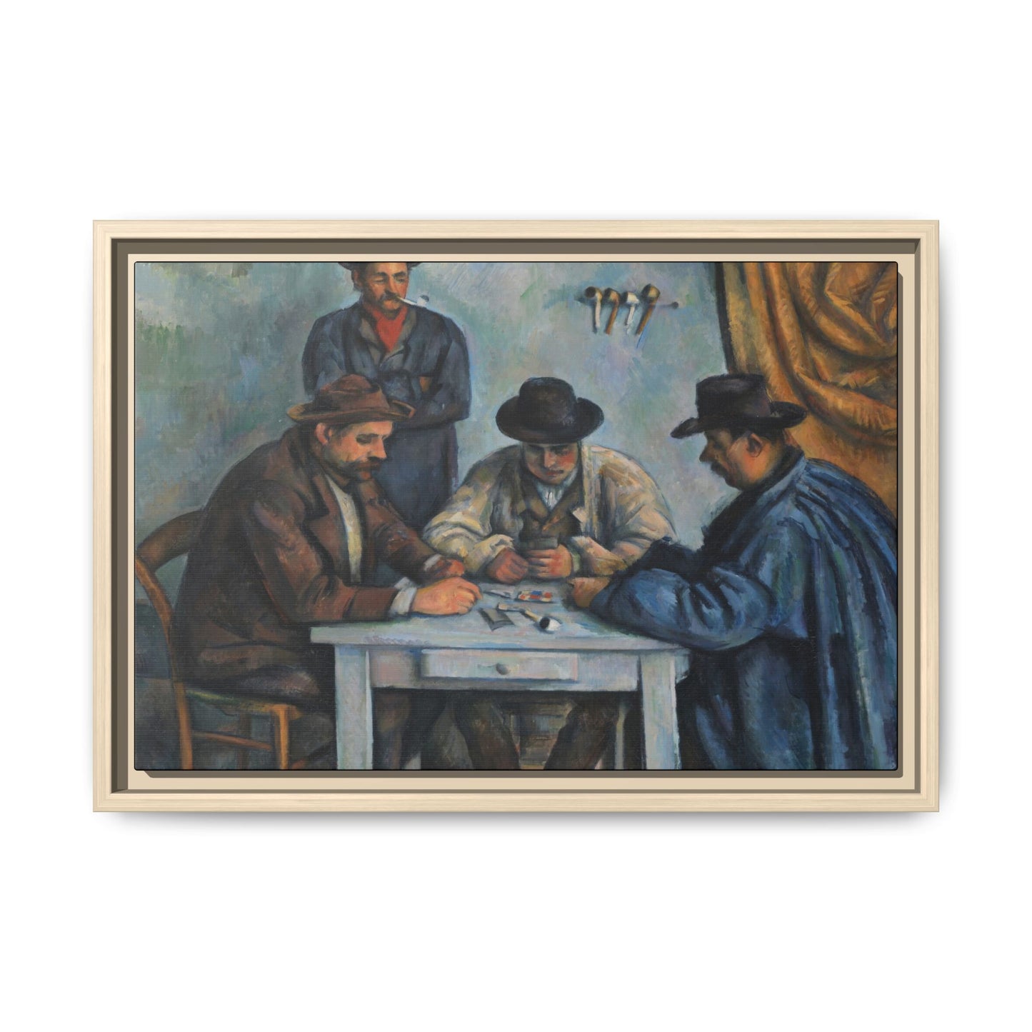 Cézanne, Paul - The Card Players (1892) - Matte Canvas, Framed