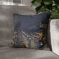 Pissarro, Camille - The Boulevard Montmartre At Night (1897) - Suede Square Pillowcase