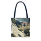 Cézanne, Paul - L’Estaque, Melting Snow (1870) - Tote Bag