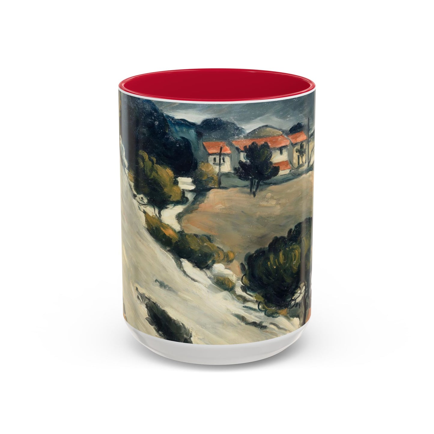 Cézanne, Paul - A Modern Olympia (1874) - Colorful Accent Mugs