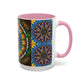 Pacio, Adam - Emerald Arrows Mandala - Colorful Accent Mugs