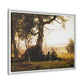 Bierstadt, Albert -  Guerrilla Warfare (1861) - Matte Canvas, Framed