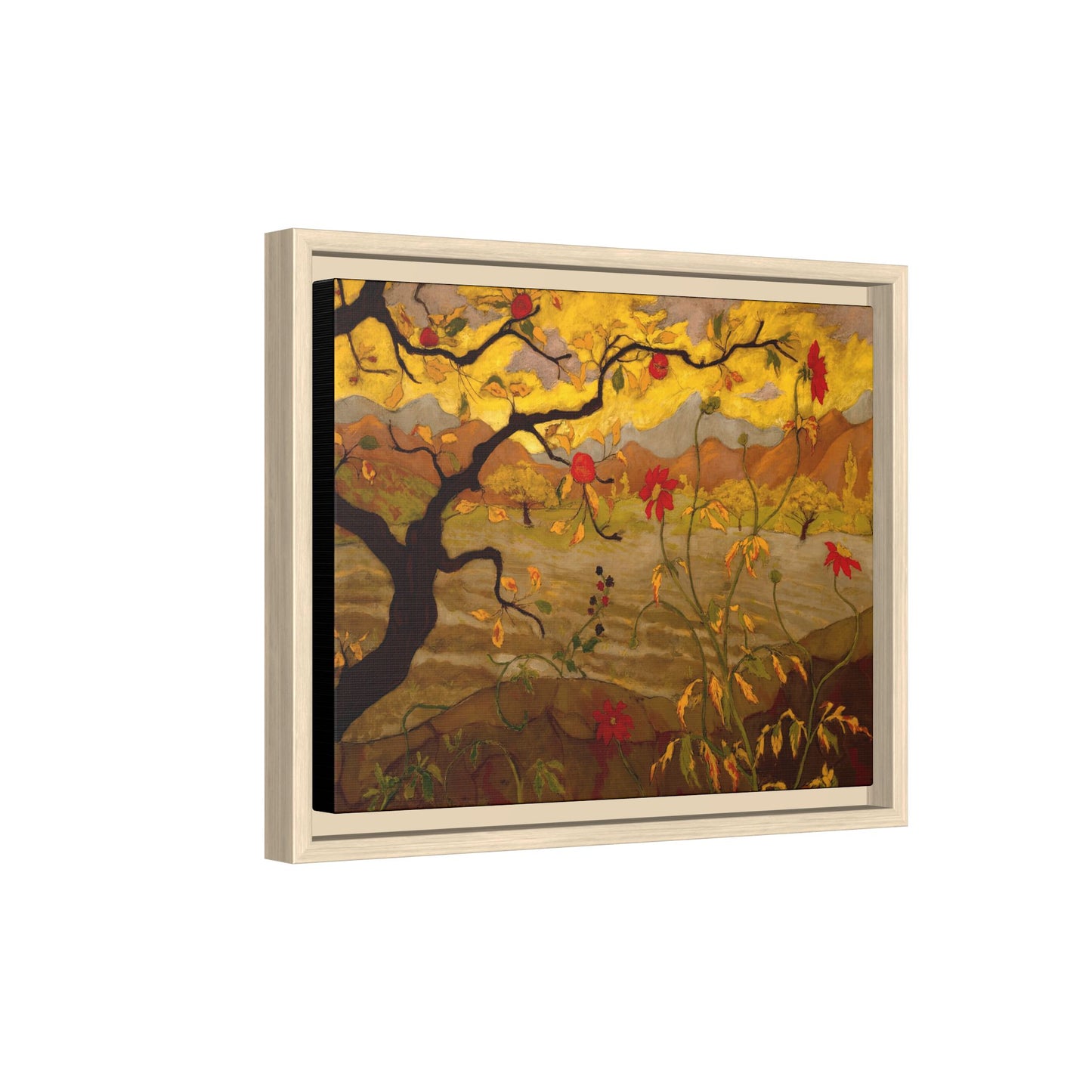 Ranson, Paul - Apple Tree with Red Fruit (1902) - Matte Canvas, Framed