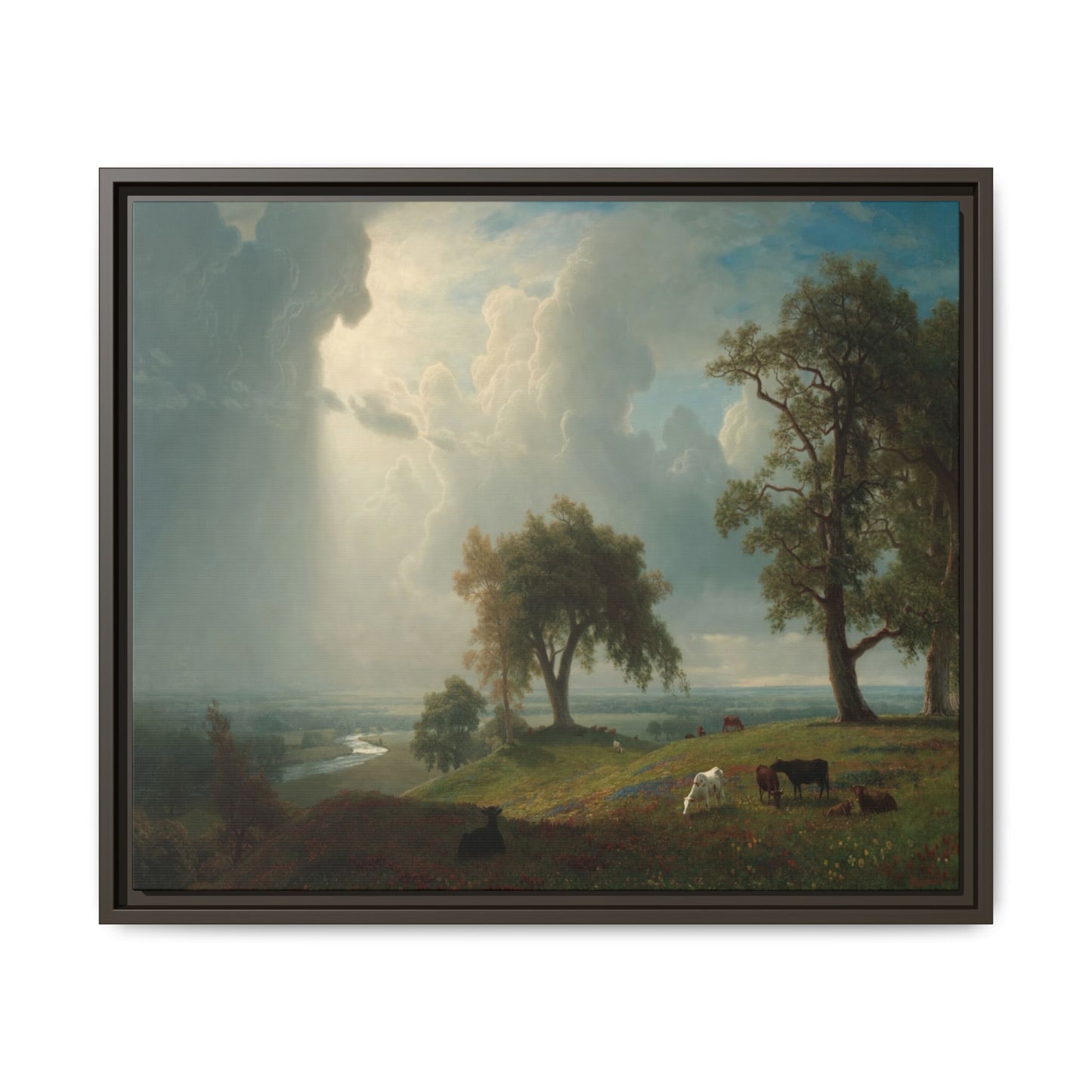 Bierstadt, Albert - California Spring (1875) - Matte Canvas, Framed