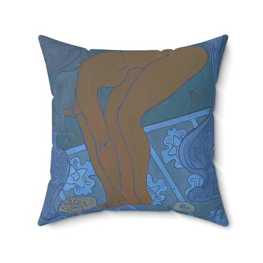 Ranson, Paul - The Blue Bather (1891) - Suede Square Pillow