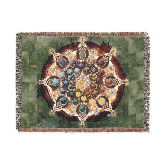 Seeds of Pride Mandala - Woven Blanket