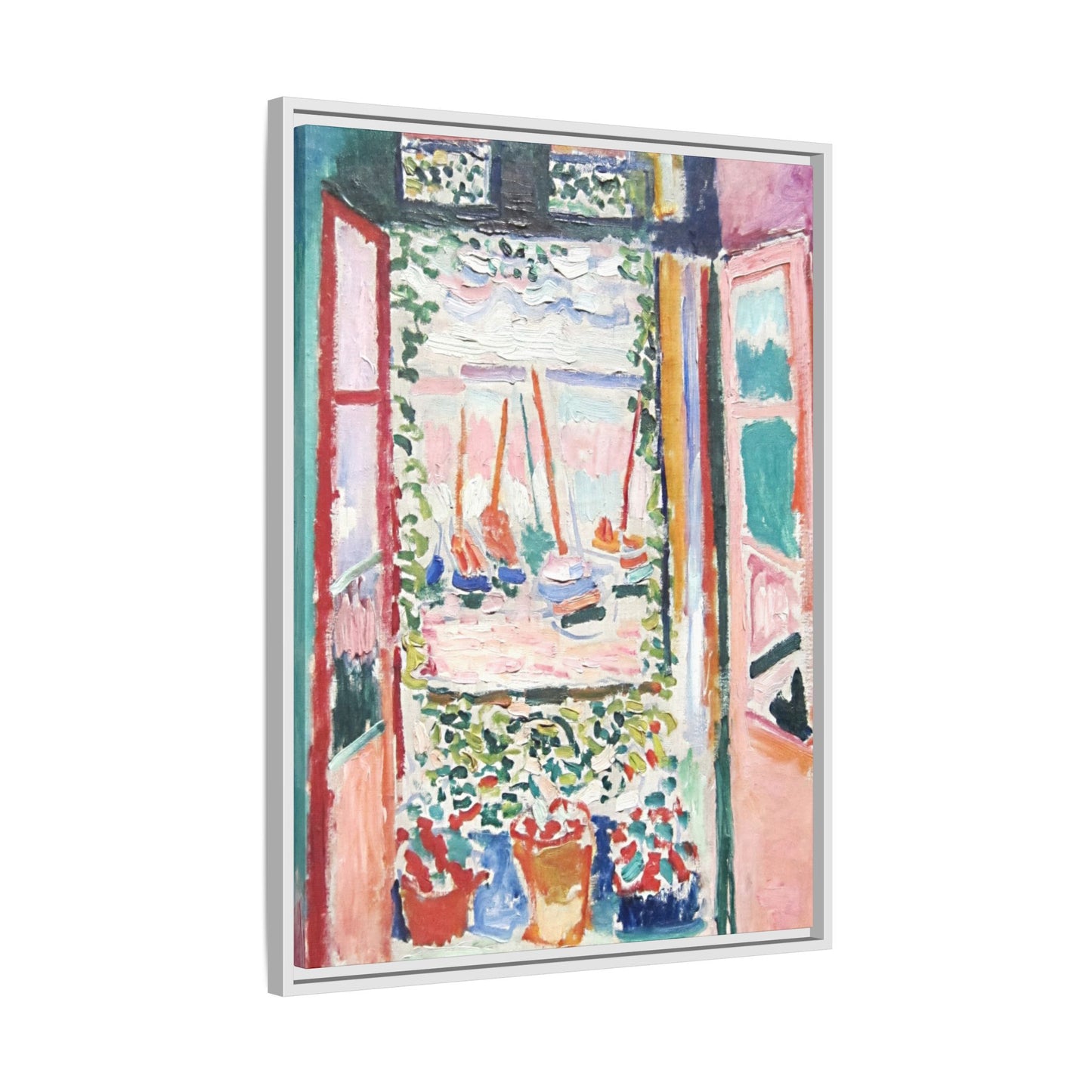 Matisse, Henri - Open Window, Collioure (1905) - Matte Canvas, Framed