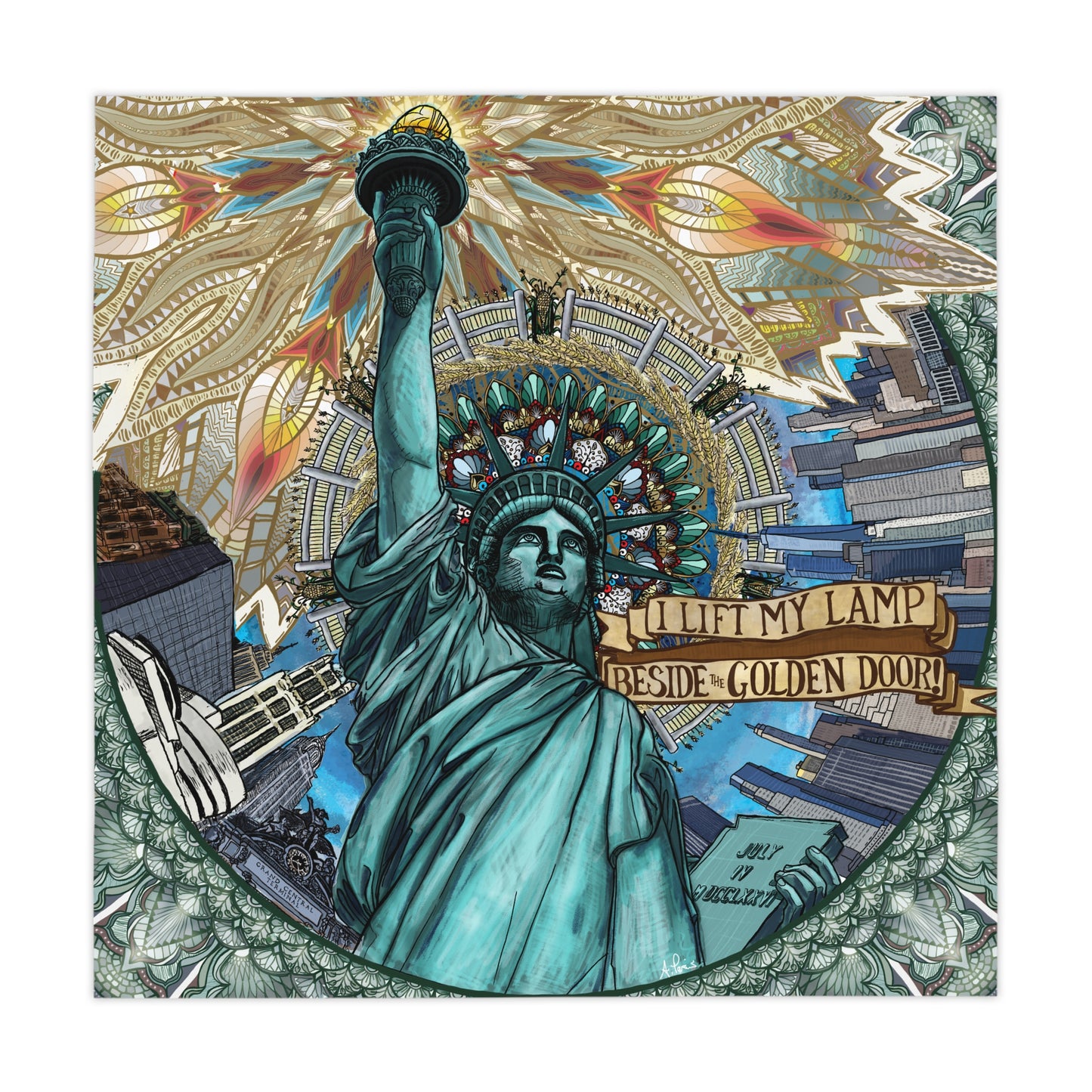 Liberty Mandala - Tablecloth