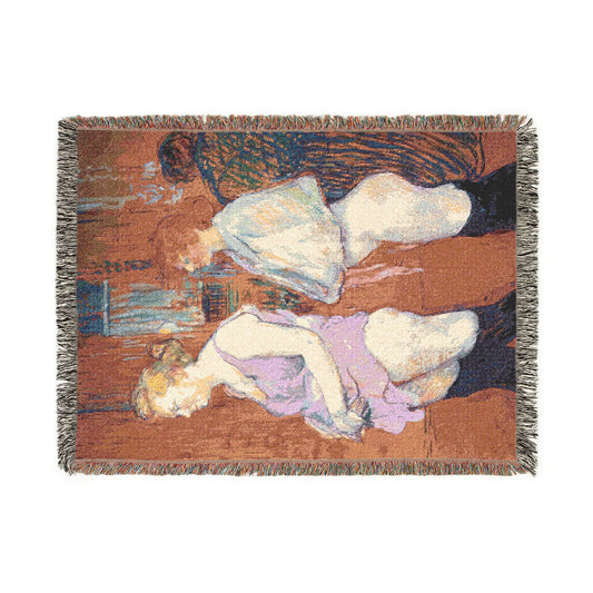 Toulouse-Lautrec, Henri - The Medical Inspection (1894) - Woven Blanket