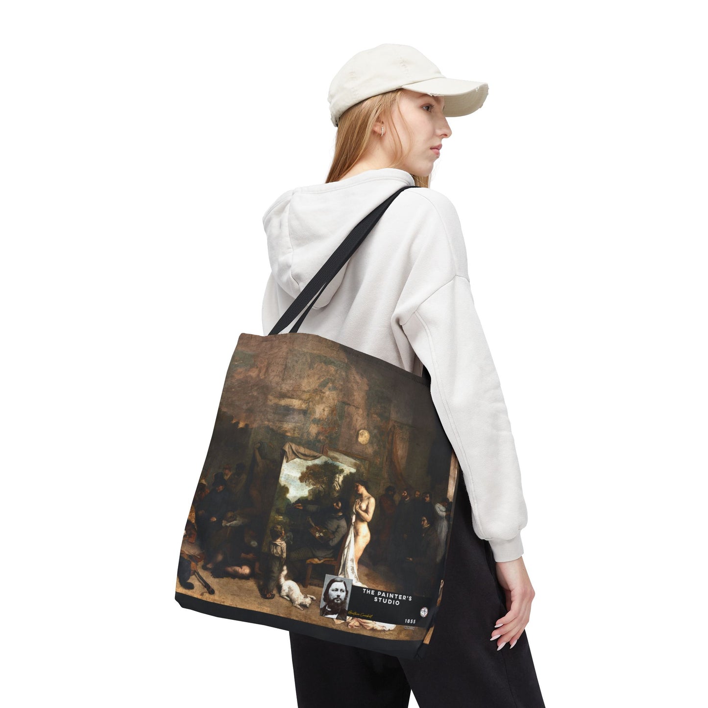 Courbet, Gustave - The Painter’s Studio (1855) - Tote Bag