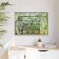 Morisot, Berthe - Eugene Manet on the Isle of Wight (1875) - Matte Canvas, Framed