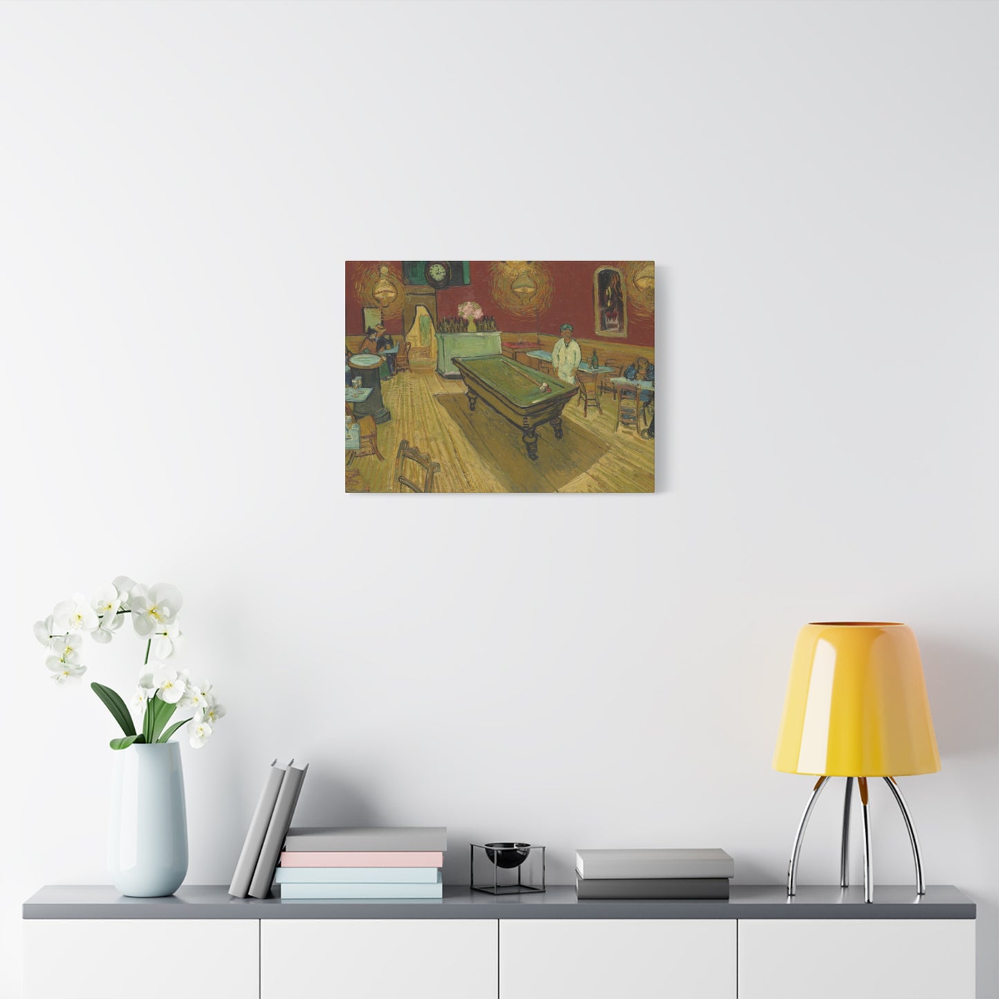 Van Gogh, Vincent - The Night Cafe (1888) - Canvas Block, unframed