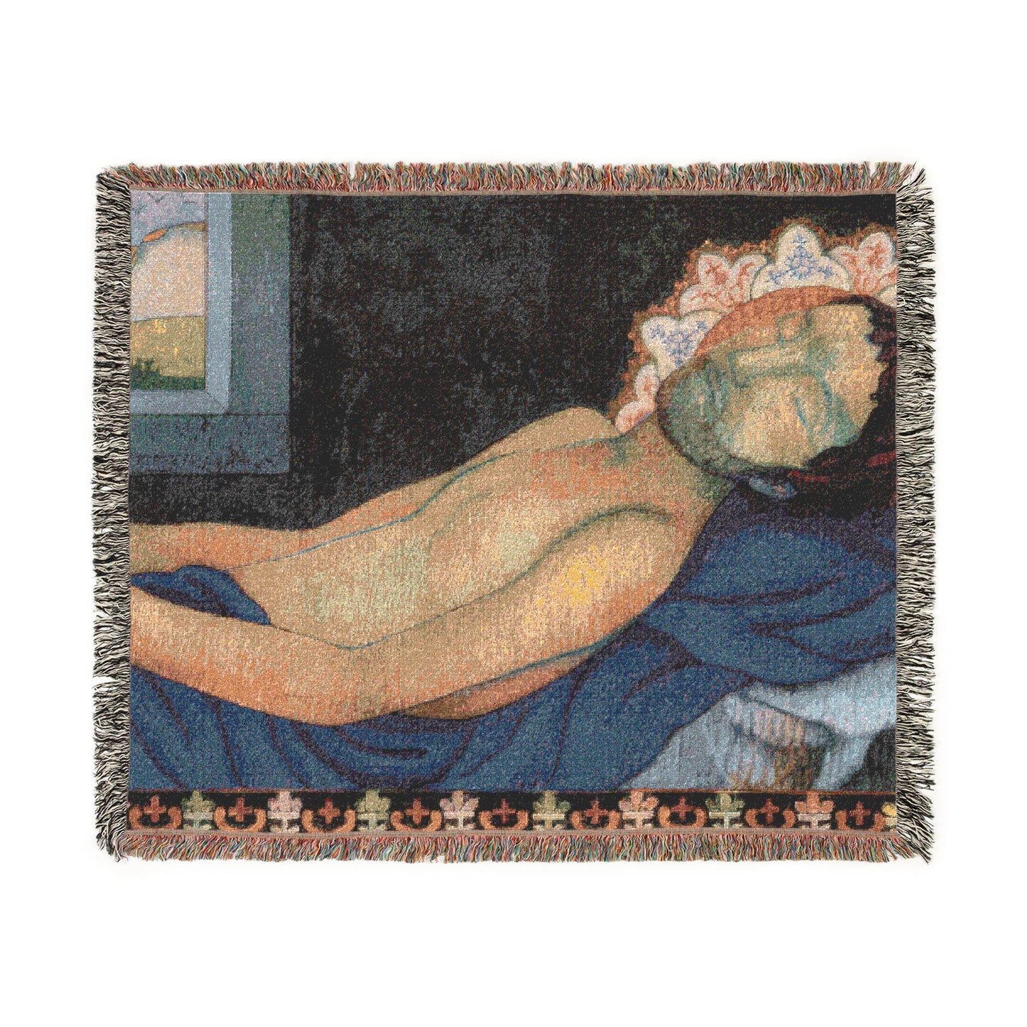 Filiger, Charles - Recumbent Christ (1895) - Woven Blanket