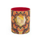 Filiger, Charles - Woman’s Head with Closed Eyes (1893) - Colorful Accent Mugs