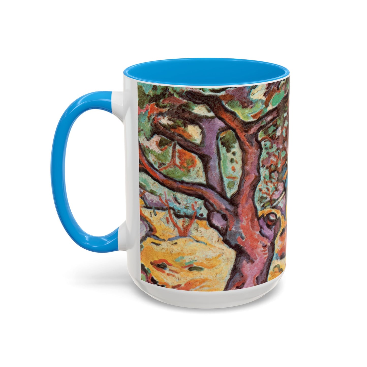 Braque, Georges - Olive Tree near L'Estaque (1906) - Colorful Accent Mugs