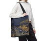 Pissarro, Camille - The Boulevard Montmartre At Night (1897) - Tote Bag