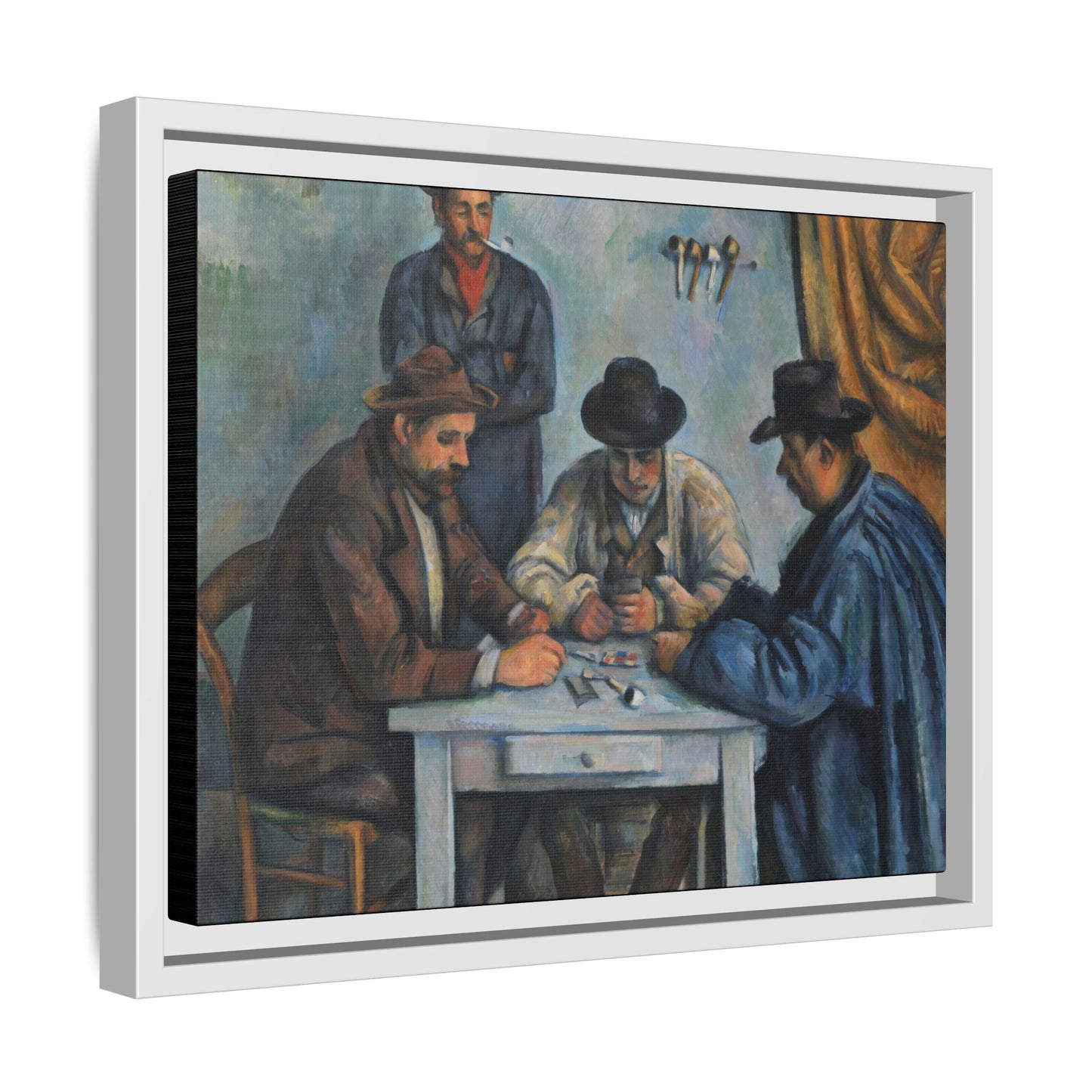 Cézanne, Paul - The Card Players (1892) - Matte Canvas, Framed