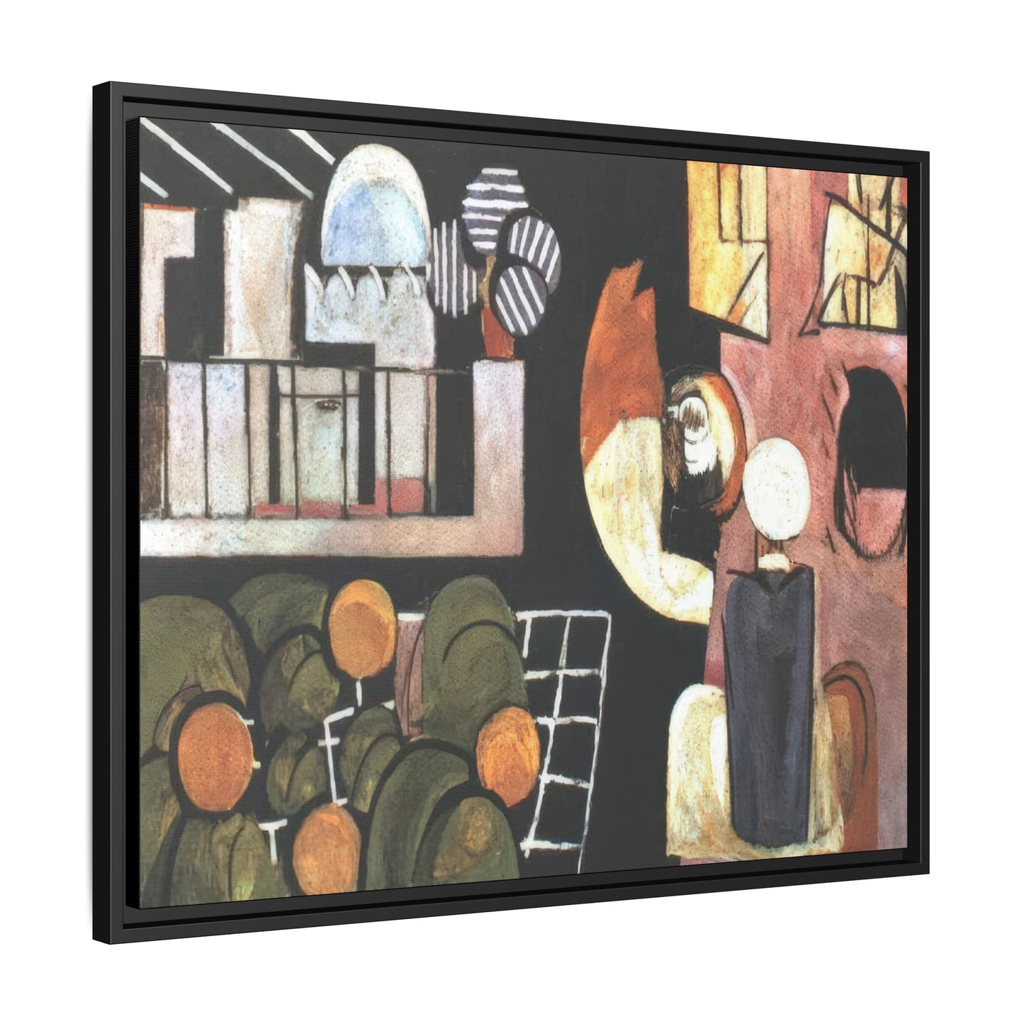 Matisse, Henri - The Moroccans (1916) - Matte Canvas, Framed