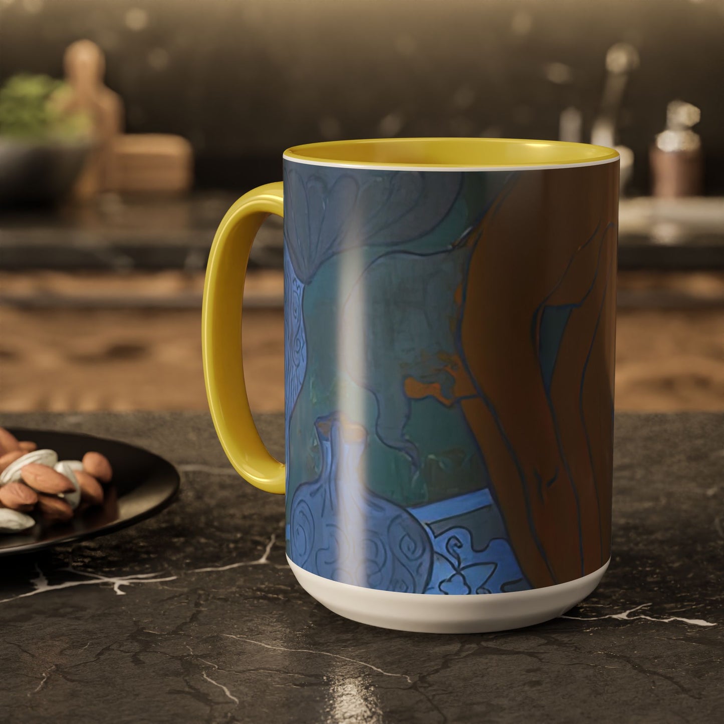 Ranson, Paul - The Blue Bather (1891) - Colorful Accent Mugs