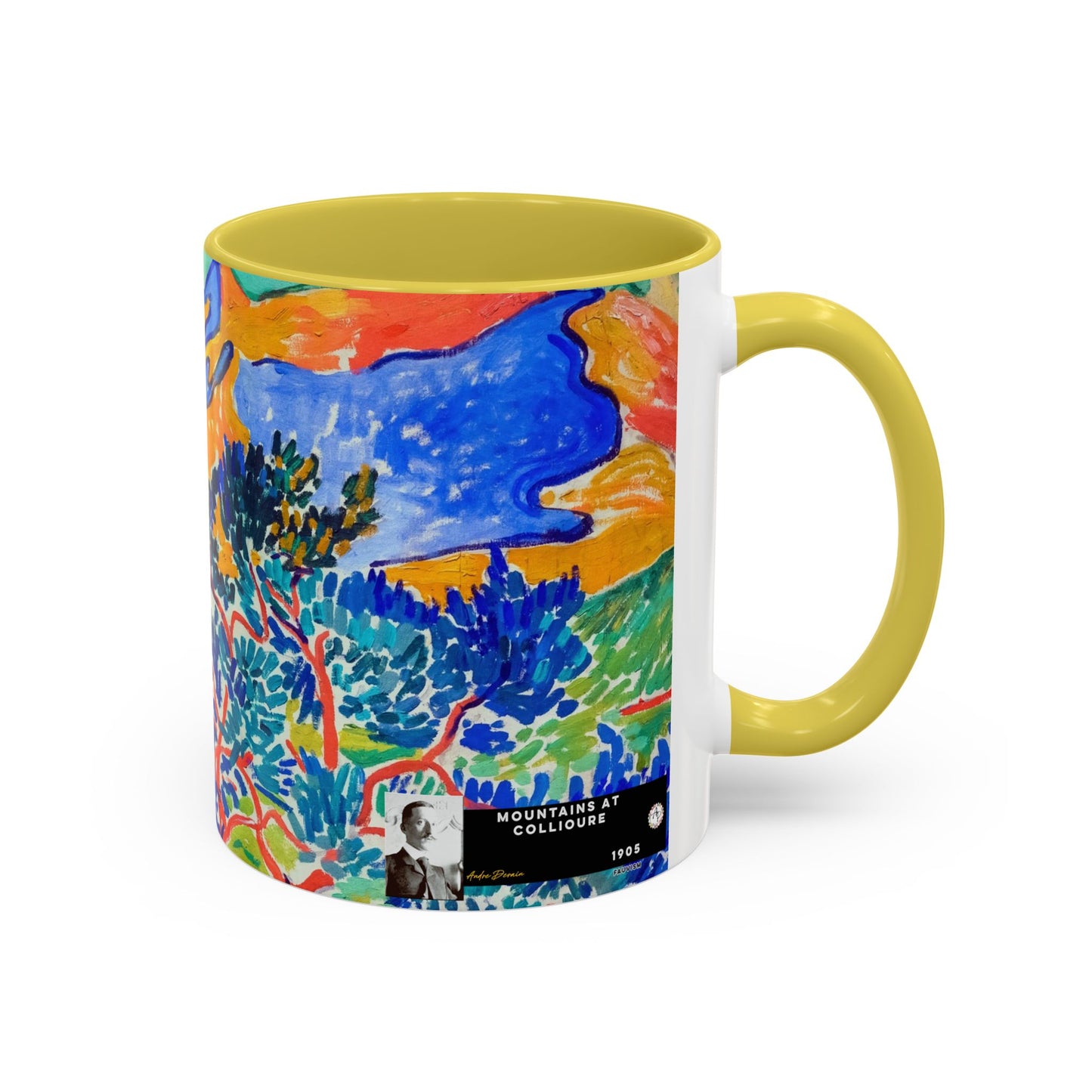 Derain, André - Mountains at Collioure (1905) - Colorful Accent Mugs