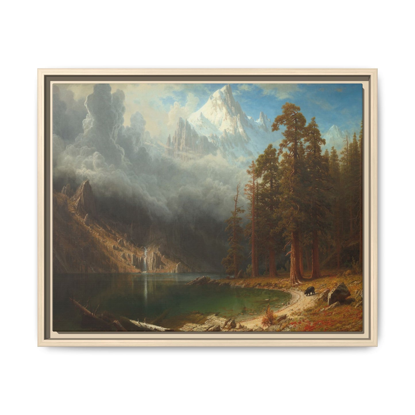 Bierstadt, Albert - Mount Corcoran (1877) - Matte Canvas, Framed