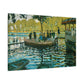 Monet, Claude - La Grenouillere (1869) - Canvas Block, unframed