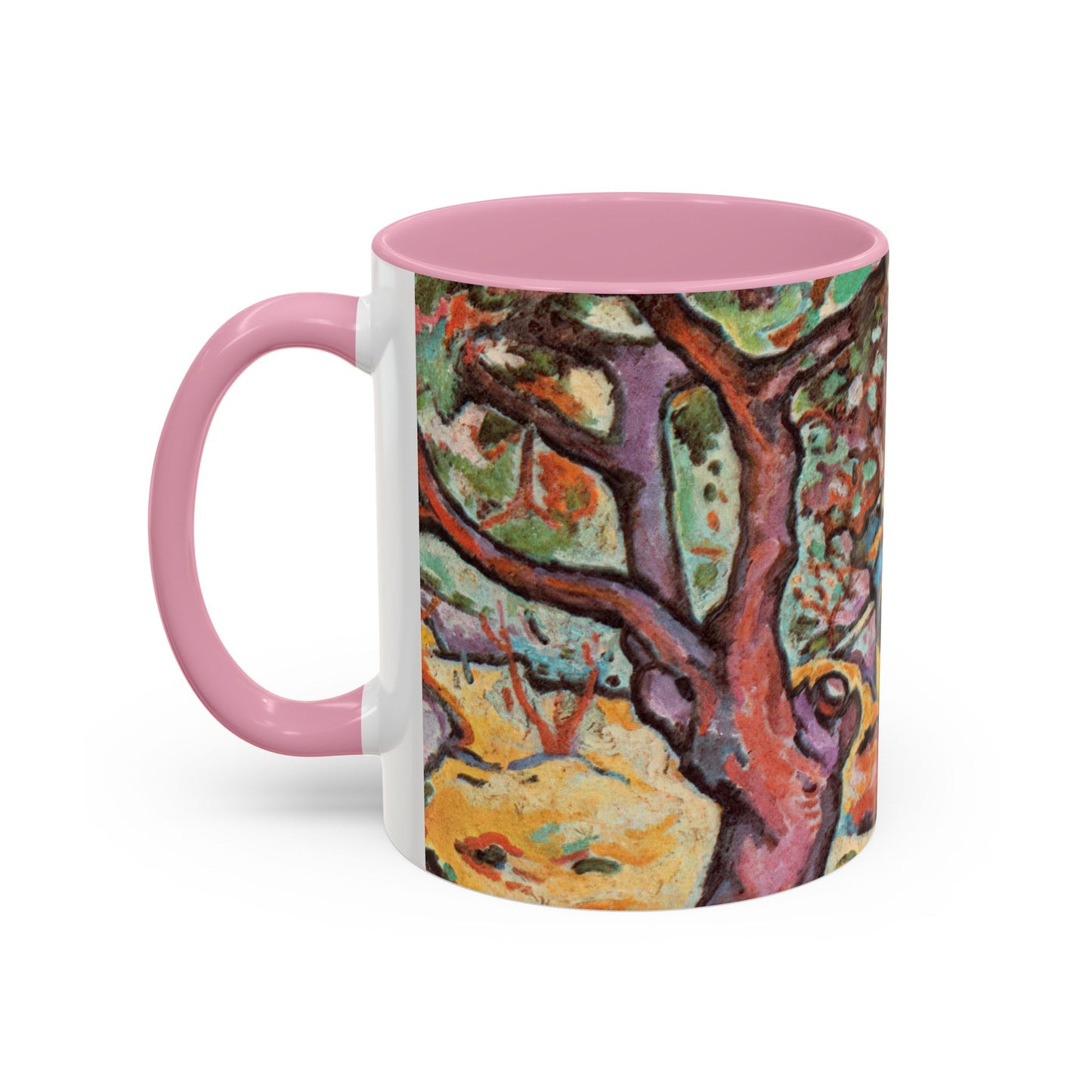 Braque, Georges - Olive Tree near L'Estaque (1906) - Colorful Accent Mugs