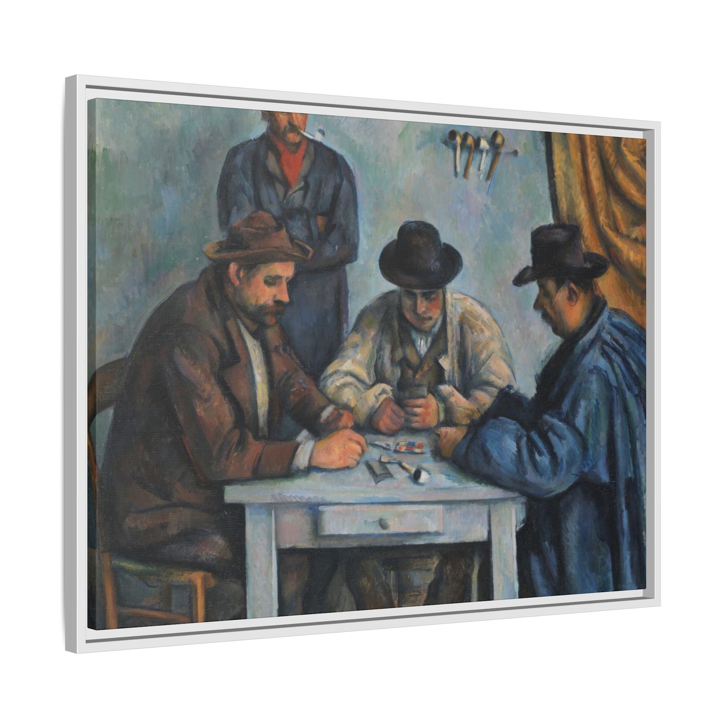 Cézanne, Paul - The Card Players (1892) - Matte Canvas, Framed