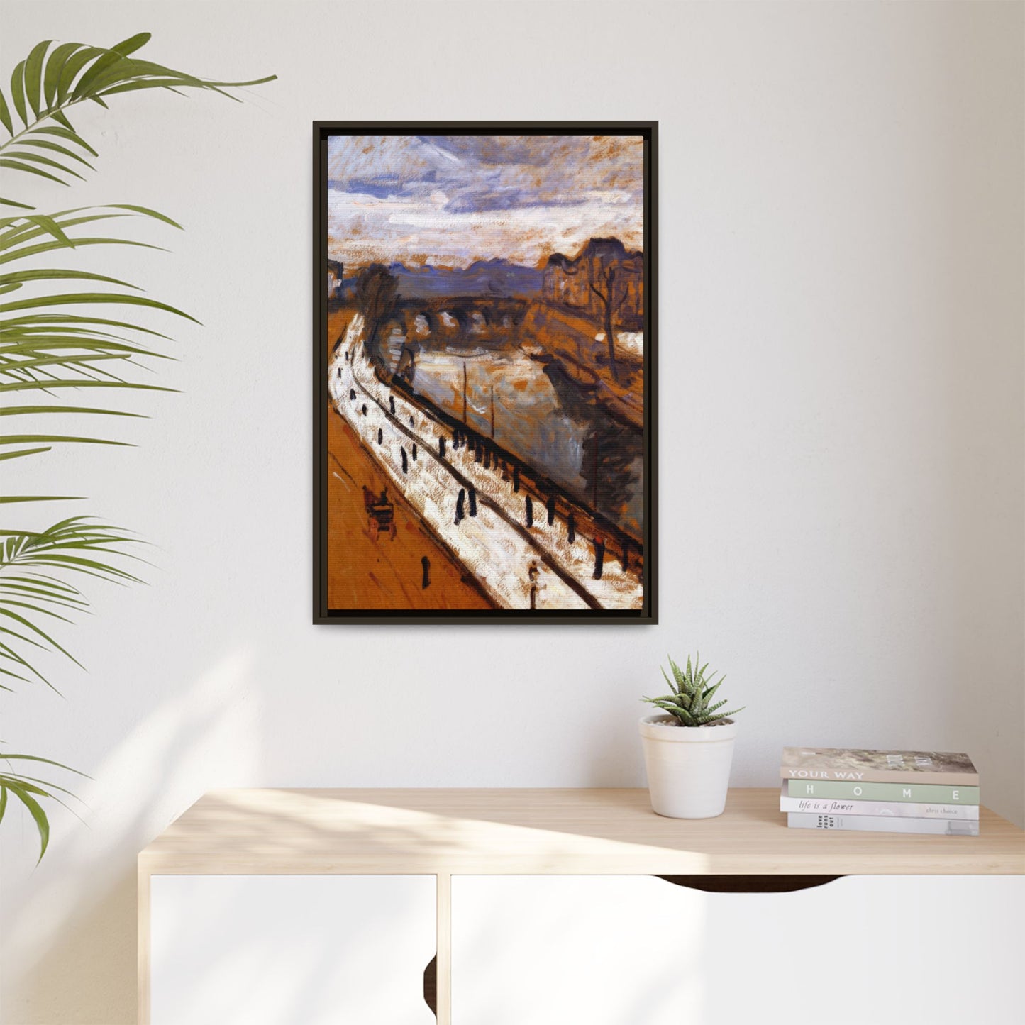 Marquet, Albert - Quai des Grands-Augustins (1905) - Matte Canvas, Framed