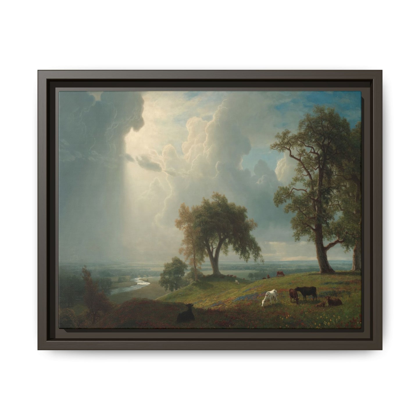 Bierstadt, Albert - California Spring (1875) - Matte Canvas, Framed