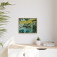 Monet, Claude - La Grenouillere (1869) - Matte Canvas, Framed
