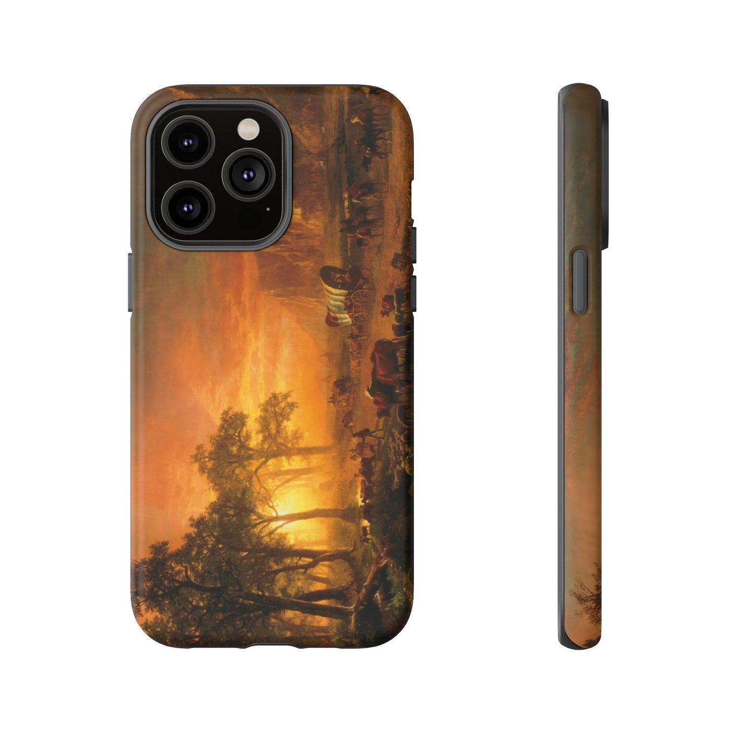 Bierstadt, Albert - Emigrants Crossing the Plains (1867) - Tough Phone Cases