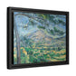 Cézanne, Paul - Mont Sainte-Victoire with Large Pine (1887) - Matte Canvas, Framed