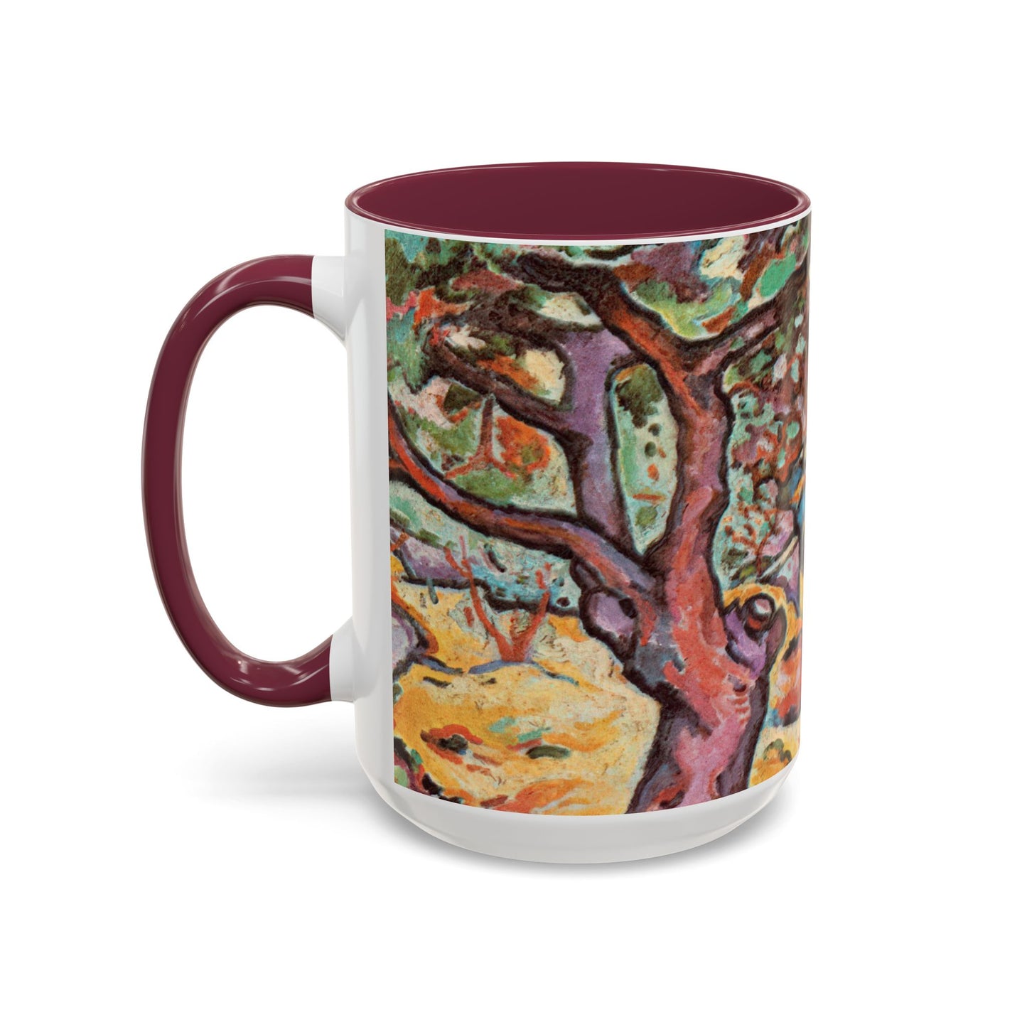 Braque, Georges - Olive Tree near L'Estaque (1906) - Colorful Accent Mugs