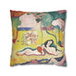 Matisse, Henri - The Joy of Life (1905) - Suede Square Pillowcase