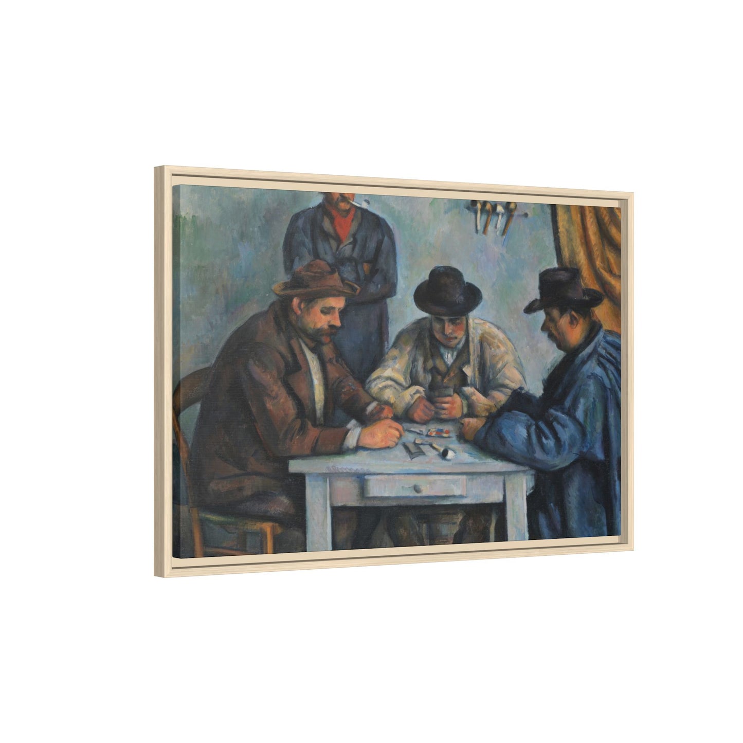 Cézanne, Paul - The Card Players (1892) - Matte Canvas, Framed