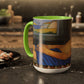 Filiger, Charles - The Recumbent Christ (1895) - Colorful Accent Mugs