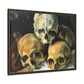 Cézanne, Paul - Pyramid of Skulls (1901) - Matte Canvas, Framed
