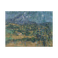 Cézanne, Paul - Mont Sainte-Victoire (1902) - Canvas Block, unframed