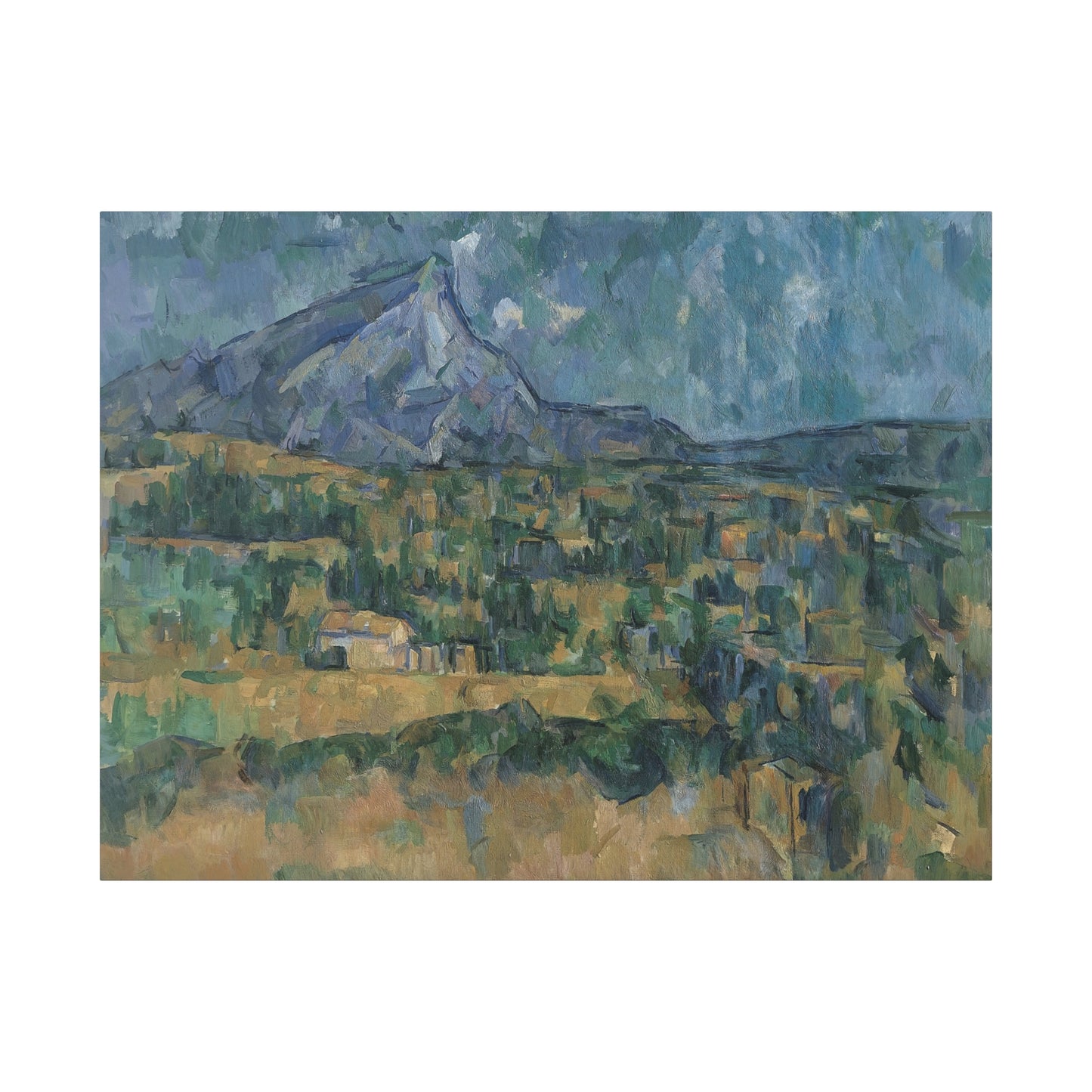 Cézanne, Paul - Mont Sainte-Victoire (1902) - Canvas Block, unframed