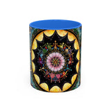 Obsidian Grandmothers Mandala - Colorful Accent Mugs